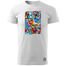 Magnolion Geometrikus alakzatok v6 férfi póló - 19 szín, S-3XL