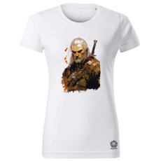 Magnolion Geralt portré v2 női póló - 19 szín, XS-2XL