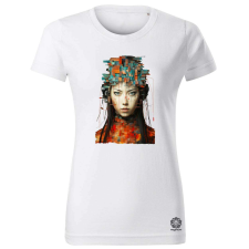 Magnolion Glitch tech fantázia v2 női póló - 19 szín, XS-2XL női póló