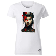 Magnolion Glitch tech fantázia v3 női póló - 19 szín, XS-2XL női póló