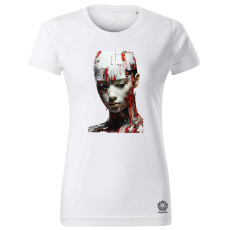 Magnolion Glitch tech fantázia v8 női póló - 19 szín, XS-2XL
