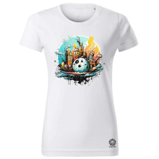 Magnolion Globális felmelegedés graffiti v1 női póló - 19 szín, XS-2XL