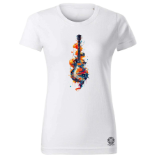 Magnolion Graffiti gitár v2 női póló - 19 szín, XS-2XL női póló