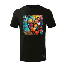 Magnolion Graffiti LOVE v1 gyerek póló - 11 szín, 4-12 éves gyerek póló