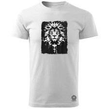Magnolion Graffiti oroszlán v4 férfi póló - 19 szín, S-3XL férfi póló