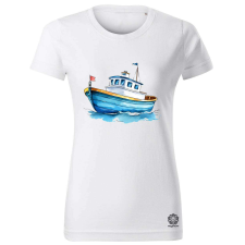 Magnolion Hajó rajz v4 női póló - 19 szín, XS-2XL női póló