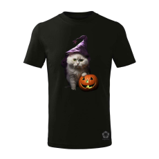 Magnolion Halloween cicák v5 gyerek póló - 11 szín, 4-12 éves