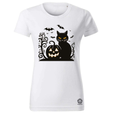 Magnolion Halloween macsek v1 női póló - 19 szín, XS-2XL női póló