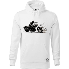 Magnolion Harley Davidson Sportster rajz v5 férfi pulóver - 19 szín, S-5XL
