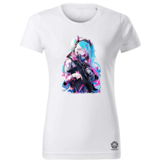 Magnolion Hatsune Miku fanart v1 női póló - 19 szín, XS-2XL
