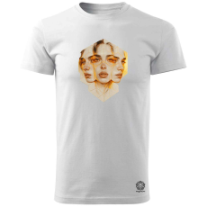 Magnolion Hexagon arcok v2 férfi póló - 19 szín, S-3XL