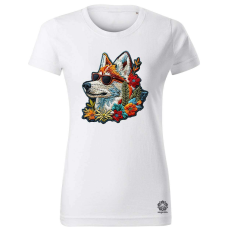 Magnolion Hímzett kutya v1 női póló - 19 szín, XS-2XL