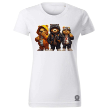 Magnolion Hip Hop medvék v6 női póló - 19 szín, XS-2XL női póló