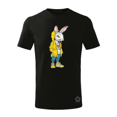 Magnolion Hip Hop nyuszi v6 gyerek póló - 11 szín, 4-12 éves