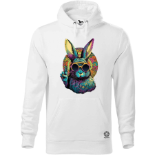 Magnolion Hippi nyuszi v2 férfi pulóver - 19 szín, S-5XL férfi pulóver, kardigán