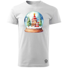 Magnolion Hógömb fantázia v4 férfi póló - 19 szín, S-3XL férfi póló