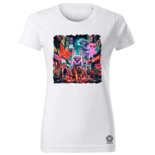 Magnolion Hongkong cyberpunk fantázia v3 női póló - 19 szín, XS-2XL női póló