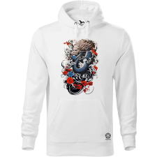Magnolion Irezumi sárkány férfi pulóver - 19 szín, S-5XL férfi pulóver, kardigán