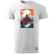 Magnolion Japán szentély v6 férfi póló - 19 szín, S-3XL