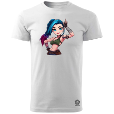 Magnolion Jinx matrica v9 férfi póló - 19 szín, S-3XL