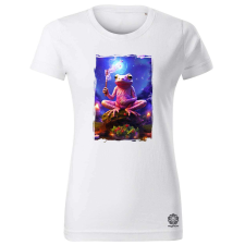Magnolion Jóga béka v2 női póló - 19 szín, XS-2XL női póló