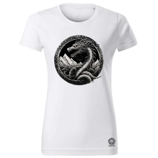 Magnolion Jörmungandr amulett v4 női póló - 19 szín, XS-2XL