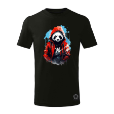 Magnolion Kapucnis panda v1 gyerek póló - 11 szín, 4-12 éves gyerek póló