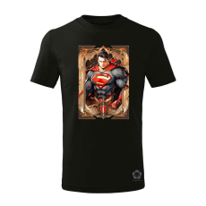 Magnolion Kártya fantázia Superman v1 gyerek póló - 11 szín, 4-12 éves