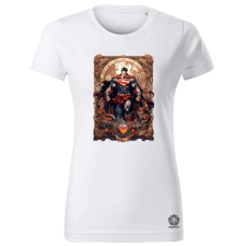 Magnolion Kártya fantázia Superman v4 női póló - 19 szín, XS-2XL női póló