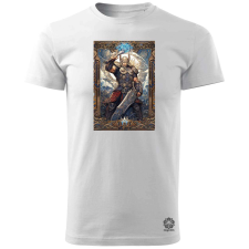 Magnolion Kártya fantázia Thor v4 férfi póló - 19 szín, S-3XL férfi póló