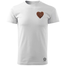 Magnolion Kávé szív v5 férfi póló - 19 szín, S-3XL