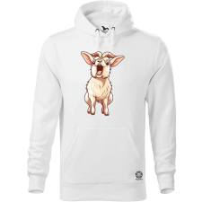 Magnolion Kawaii kecske kiabál v2 férfi pulóver - 19 szín, S-5XL férfi pulóver, kardigán