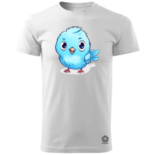 Magnolion Kawaii kék madár v1 férfi póló - 19 szín, S-3XL férfi póló