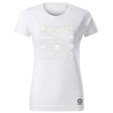 Magnolion Kawaii matrica tetoválások v5 női póló - 19 szín, XS-2XL női póló