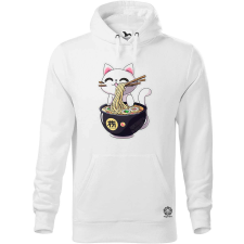Magnolion Kawaii neko cica leves férfi pulóver - 19 szín, S-5XL férfi pulóver, kardigán