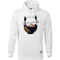 Magnolion Kawaii rámen cica v4 férfi pulóver - 19 szín, S-5XL