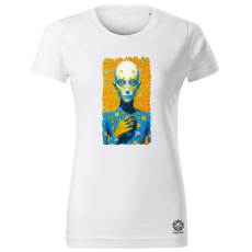 Magnolion Kék humanoid v7 női póló - 19 szín, XS-2XL