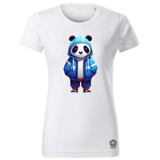 Magnolion Kék panda srác v1 női póló - 19 szín, XS-2XL