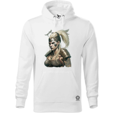 Magnolion Képregény harcos leány v6 férfi pulóver - 19 szín, S-5XL férfi pulóver, kardigán