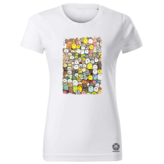 Magnolion Képzeletbeli barátok kollázs v2 női póló - 19 szín, XS-2XL
