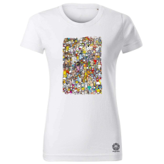 Magnolion Képzeletbeli barátok kollázs v5 női póló - 19 szín, XS-2XL