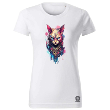 Magnolion Kiborg macska v2 női póló - 19 szín, XS-2XL női póló