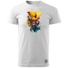 Magnolion Kiborg macska v9 férfi póló - 19 szín, S-3XL férfi póló