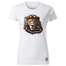 Magnolion Kiborg oroszlán v62 női póló - 19 szín, XS-2XL női póló