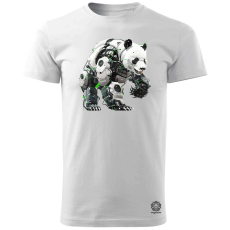 Magnolion Kiborg panda v10 férfi póló - 19 szín, S-3XL