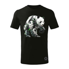 Magnolion Kiborg panda v10 gyerek póló - 11 szín, 4-12 éves