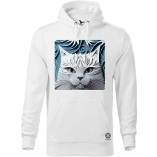 Magnolion Kivágott papír művészet szarvas éjjel férfi pulóver - 19 szín, S-5XL férfi pulóver, kardigán