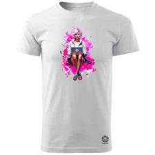 Magnolion Kocka lány v1 férfi póló - 19 szín, S-3XL férfi póló