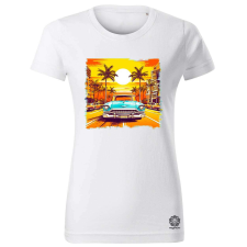 Magnolion Kubai nyaralás v1 női póló - 19 szín, XS-2XL női póló