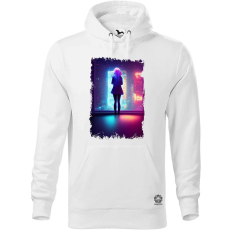 Magnolion Lány egyedül a neon szobában v3 férfi pulóver - 19 szín, S-5XL